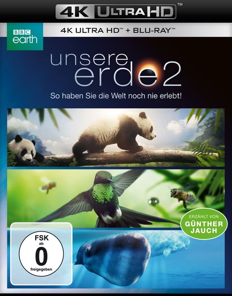 Unsere Erde 2 (Ultra HD Blu-ray &amp; Blu-ray), 1 Ultra HD Blu-ray und 1 Blu-ray Disc