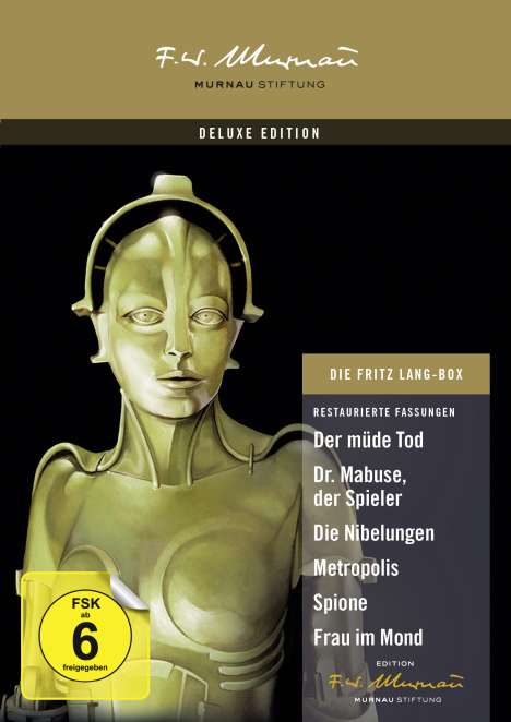 Die Fritz Lang Box (Deluxe Edition), 9 DVDs