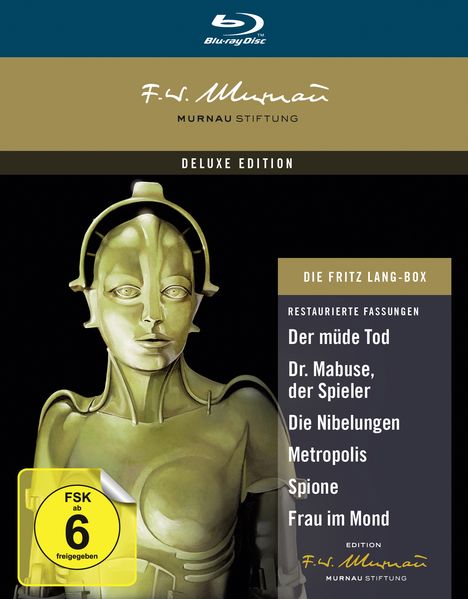Die Fritz Lang Box (Deluxe Edition) (Blu-ray), 7 Blu-ray Discs