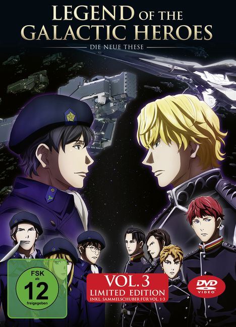 Legend of the Galactic Heroes: Die Neue These Vol. 3 (mit Sammelschuber), DVD