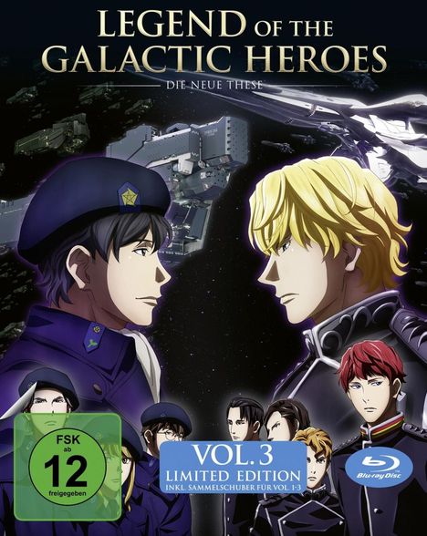 Legend of the Galactic Heroes: Die Neue These Vol. 3 (mit Sammelschuber) (Blu-ray), Blu-ray Disc