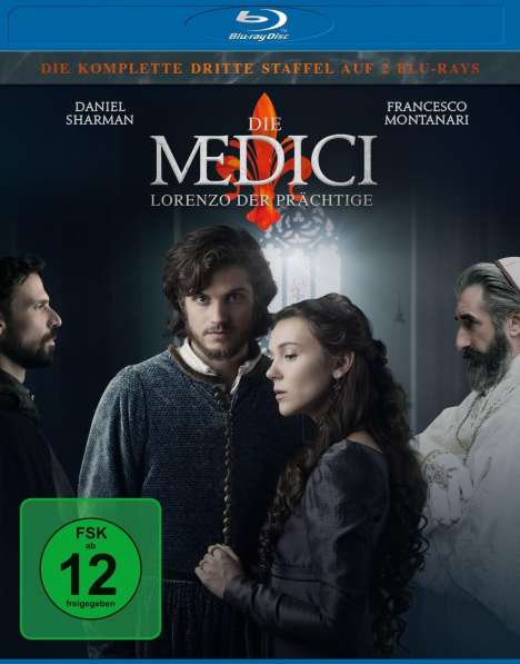 Die Medici Staffel 3 - Lorenzo der Prächtige (Blu-ray), 2 Blu-ray Discs