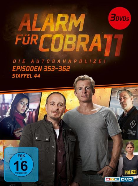 Alarm für Cobra 11 Staffel 44, 3 DVDs