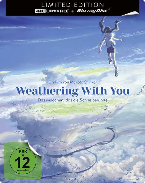 Weathering With You - Das Mädchen, das die Sonne berührte (Ultra HD Blu-ray &amp; Blu-ray im Steelbook), 1 Ultra HD Blu-ray und 1 Blu-ray Disc