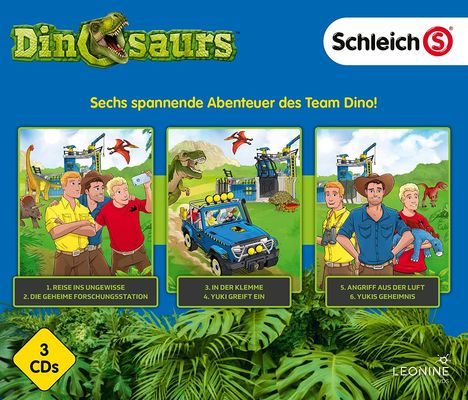 Schleich - Dinosaurs Hörspielbox 1, 3 CDs