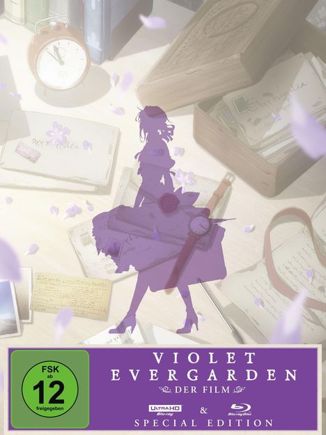 Violet Evergarden: Der Film (Limited Special Edition) (Ultra HD Blu-ray &amp; Blu-ray), 1 Ultra HD Blu-ray und 1 Blu-ray Disc