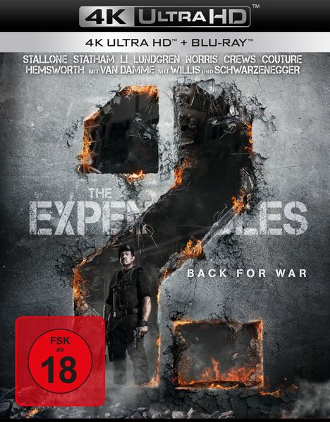 The Expendables 2 - Back For War (Ultra HD Blu-ray &amp; Blu-ray), 1 Ultra HD Blu-ray und 1 Blu-ray Disc