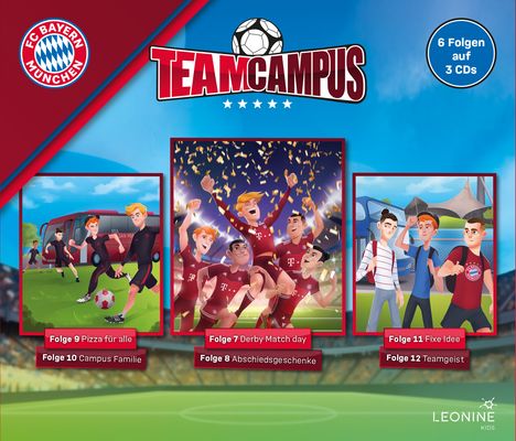 FC Bayern Team Campus (Hörspielbox 2), 3 CDs