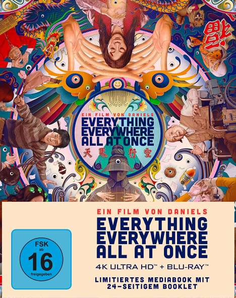 Everything Everywhere All At Once (Ultra HD Blu-ray &amp; Blu-ray im Mediabook), 1 Ultra HD Blu-ray und 1 Blu-ray Disc