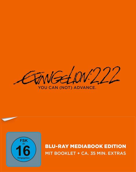 Evangelion 2.22: You Can (Not) Advance (Blu-ray im Mediabook), Blu-ray Disc