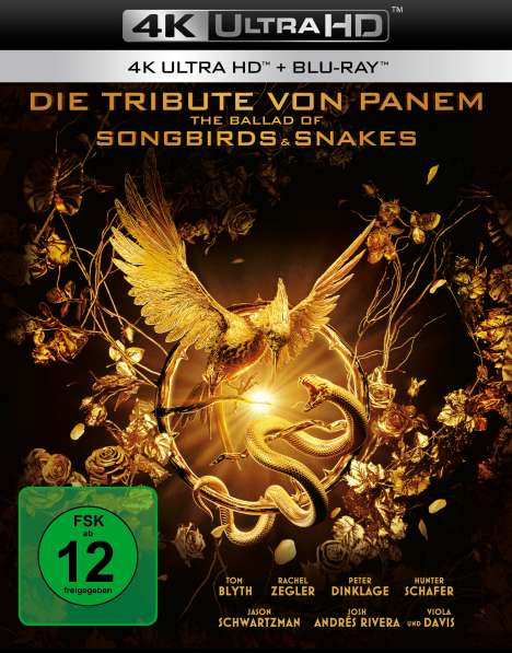 Die Tribute von Panem: The Ballad of Songbirds and Snakes (Ultra HD Blu-ray &amp; Blu-ray), 1 Ultra HD Blu-ray und 1 Blu-ray Disc