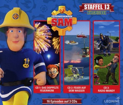 Feuerwehrmann Sam Staffel 13, 3 CDs