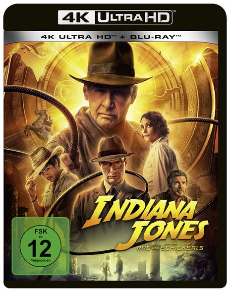 Indiana Jones und das Rad des Schicksals (Ultra HD Blu-ray &amp; Blu-ray), 1 Ultra HD Blu-ray und 1 Blu-ray Disc