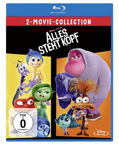 Alles steht Kopf 1 &amp; 2 (Blu-ray), 2 Blu-ray Discs