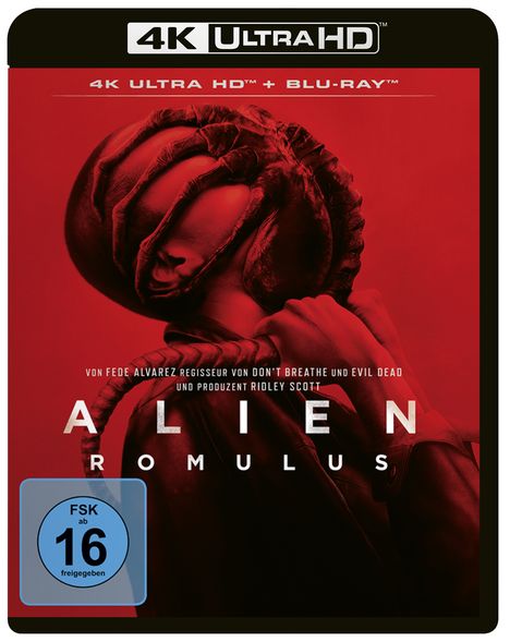 Alien: Romulus (Ultra HD Blu-ray &amp; Blu-ray), 1 Ultra HD Blu-ray und 1 Blu-ray Disc