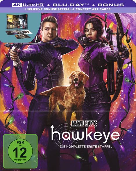 Hawkeye Staffel 1 (Ultra HD Blu-ray &amp; Blu-ray im Steelbook), 2 Ultra HD Blu-rays und 2 Blu-ray Discs