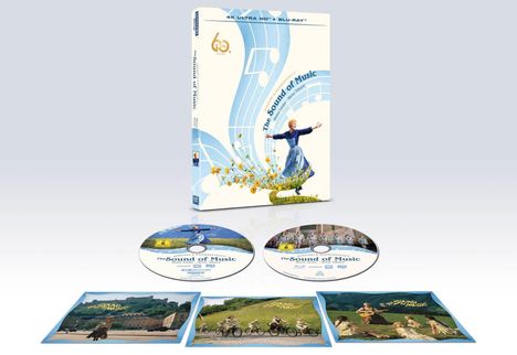 The Sound Of Music (Collector's Edition) (Ultra HD Blu-ray & Blu-ray), 1 Ultra HD Blu-ray und 1 Blu-ray Disc