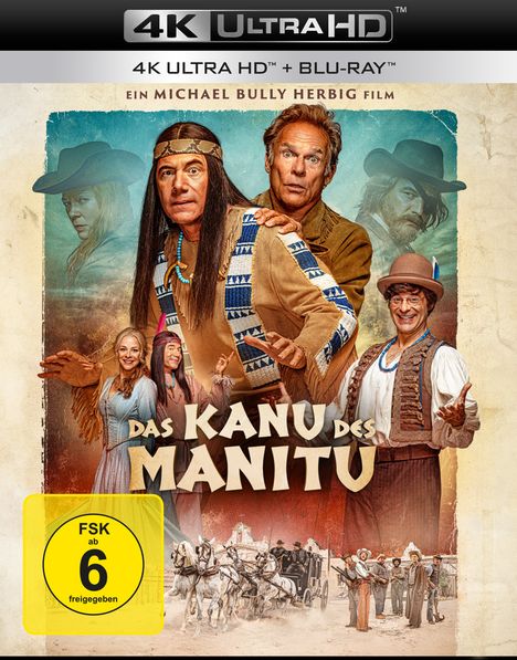 Das Kanu des Manitu (Ultra HD Blu-ray & Blu-ray), 1 Ultra HD Blu-ray und 1 Blu-ray Disc