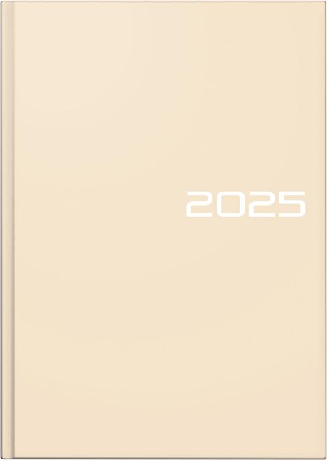 Brunnen 1079561025 Buchkalender Modell 795 (2025)| 1 Seite = 1 Tag| A5| 352 Seiten| Grafik-Einband| sand, Buch