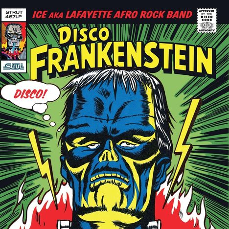 Ice (Lafayette Afro-Rock Band): Disco Frankenstein (Blood-Stained Colored), LP