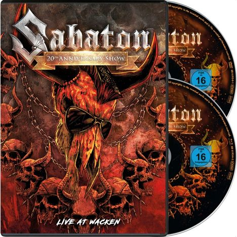 Sabaton: 20th Anniversary Show: Live At Wacken (Limited Edition), 1 Blu-ray Disc und 1 DVD