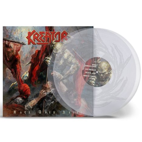 Kreator: Hate über Alles (Limited Edition) (Transparent Crystal Clear Vinyl), 2 LPs