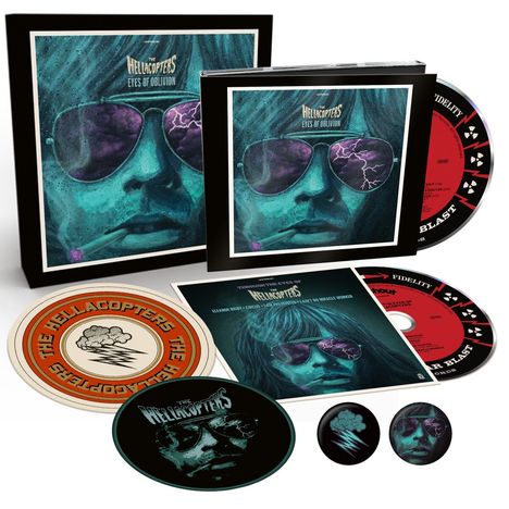The Hellacopters: Eyes Of Oblivion (Limited Deluxe Boxset Edition), 2 CDs und 1 Merchandise