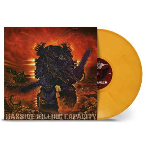 Dismember: Massive Killing Capacity (Yellow/Orange Marbled Vinyl), LP