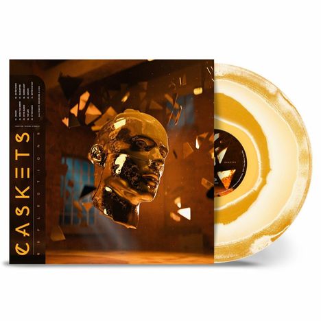 Caskets: Reflections (Limited Edition) (Orange/White Corona Vinyl), LP