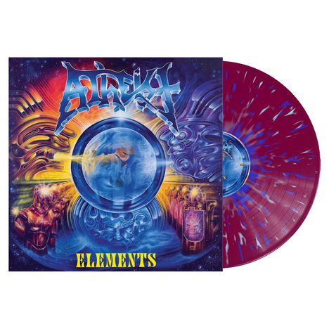Atheist: Elements (Limited Edition) (Purple W/ Blue Splatter Vinyl), LP