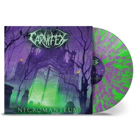 Carnifex: Necromanteum (Limited Edition) (Neon Green &amp; Purple Splatter Vinyl), LP