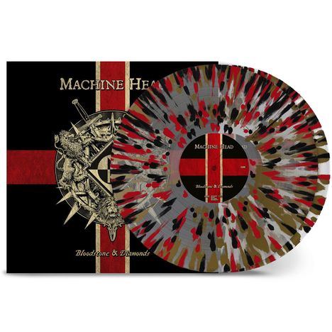 Machine Head: Bloodstone &amp; Diamonds (10th Anniversary) (Clear with Black/Red/Gold Splatter Vinyl), 2 LPs