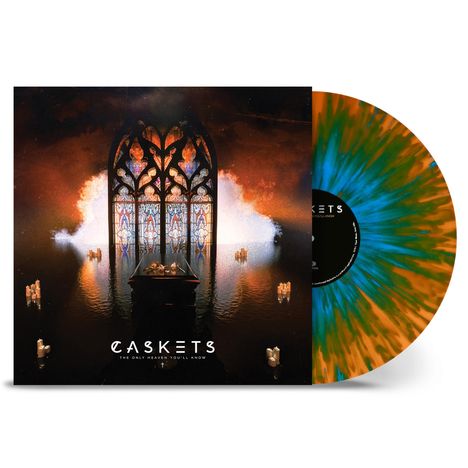 Caskets: The Only Heaven You'll Know (Orange/Sky Blue Splatter Vinyl), LP