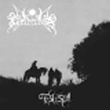 Oben verschnörkelter Text, darunter "Eclipse". Silhouetten von Reitern vor einem Baum, schwarz-weiß.