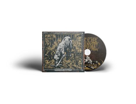 "Crucifixion Depiction" ist auf dem Cover und der CD zu lesen. Ein Wolf mittig im Artwork, mit metallischer Atmosphäre.