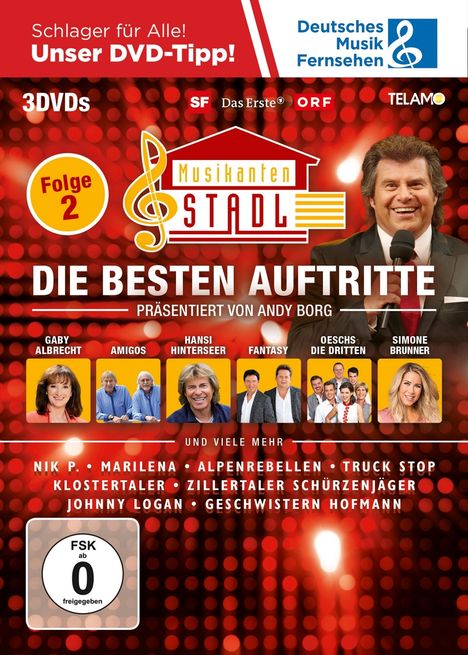 Musikantenstadl - Die besten Auftritte (Folge 2), DVD