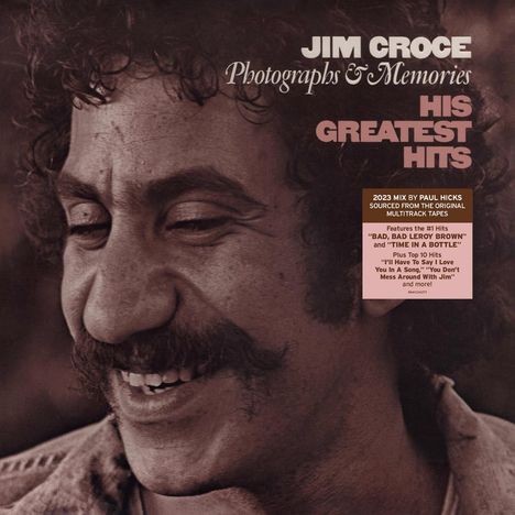 Jim Croce: Photographs &amp; Memories: His Greatest Hits (2023 Remix), LP