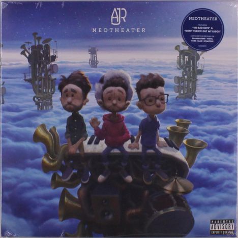 AJR: Neotheater (Limited Edition) (Transparent with Blue Splatter Vinyl), LP