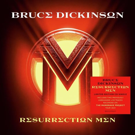 Bruce Dickinson: Resurrection Men, Maxi-CD