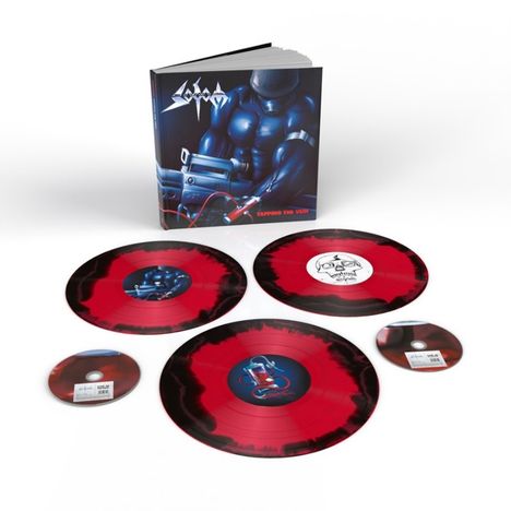 Sodom: Tapping The Vein (Limited Deluxe Boxset) (Colored Vinyl), 3 LPs und 2 CDs