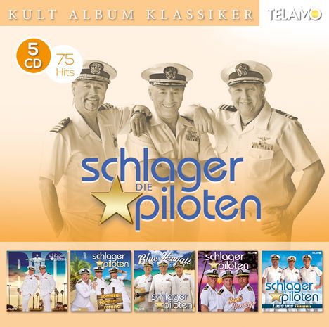 Die Schlagerpiloten: Kult Album Klassiker, 5 CDs