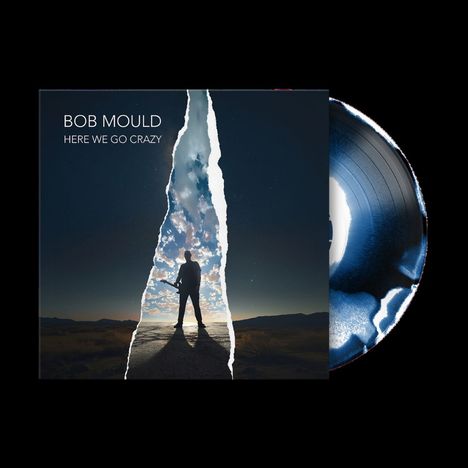 Bob Mould: Here We Go Crazy (Limited Edition) (Black, Blue &amp; White Smush Vinyl), LP