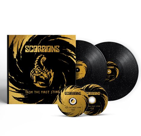 Scorpions: From The First Sting (Limited Deluxe Bookpack) (Sparkling Vinyl), 2 LPs und 2 CDs