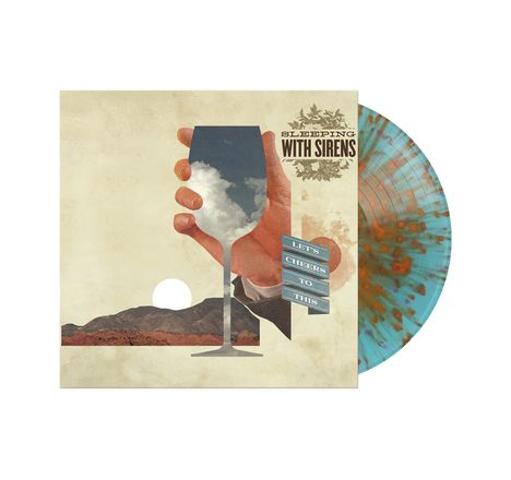 Sleeping With Sirens: Let's Cheers To This (Blue With Orange Spatter Vinyl), LP