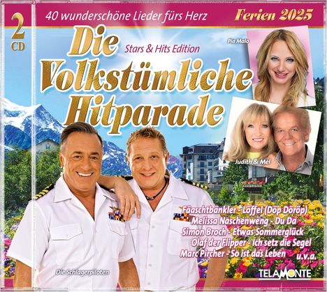 Die Volkstümliche Hitparade:Ferien 2025, 2 CDs