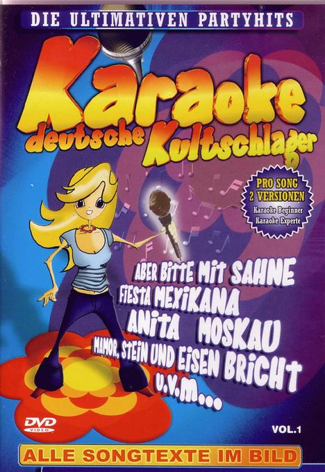Deutsche Kultschlager Vol. 1, DVD