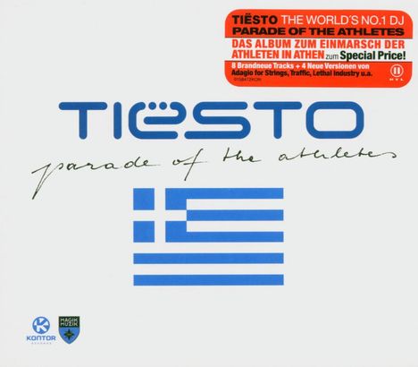 Tiësto: Parade Of The Athletes, CD