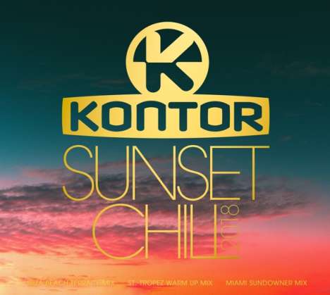 Kontor Sunset Chill 2018, 3 CDs