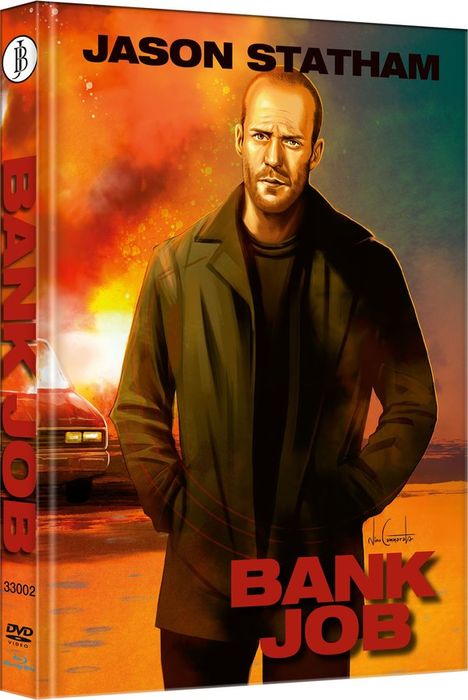 Bank Job (Blu-ray &amp; DVD im Mediabook), 1 Blu-ray Disc und 1 DVD