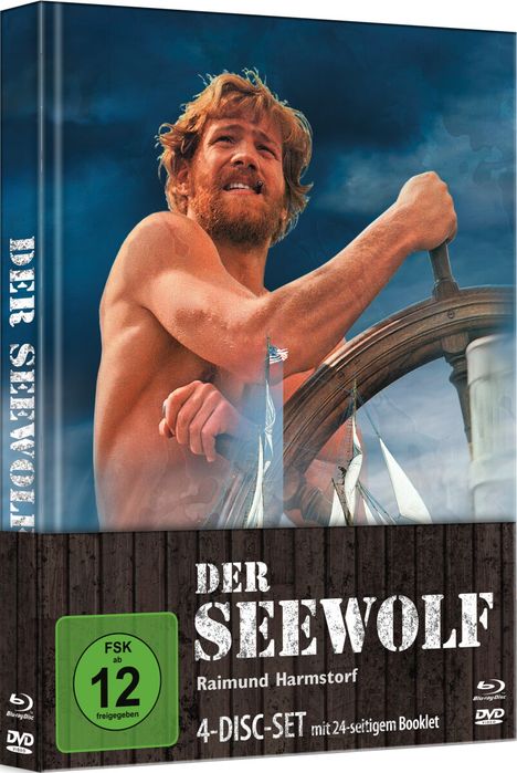 Der Seewolf (1971) (Komplette Serie) (Blu-ray &amp; DVD im Mediabook), 2 Blu-ray Discs und 2 DVDs